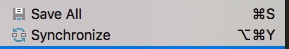PhpStorm Synchronize 工作区刷新按钮